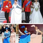 Guillermo de Inglaterra y Kate Middlenton - parecidos con Disney