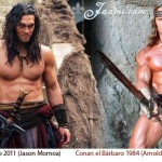 nuevo conan - jason momoa y viejo conan Arnold Schwarzenegger