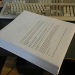 Manuscrito de The Doors of Stone
