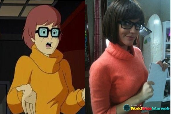 Velma de Scooby Doo cosplay